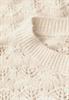 Flauschiger Strukturpullover soft beige