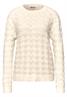 Flauschiger Strukturpullover soft beige