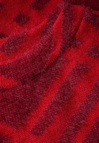Flauschiges Langarmshirt beet red