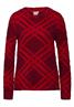 Flauschiges Langarmshirt beet red
