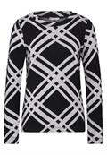 Flauschiges Langarmshirt black