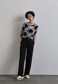Flauschiges Langarmshirt black