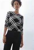 Flauschiges Langarmshirt black