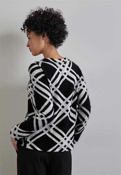 Flauschiges Langarmshirt black