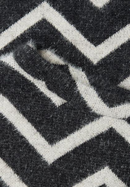 Flauschiges Shirt black