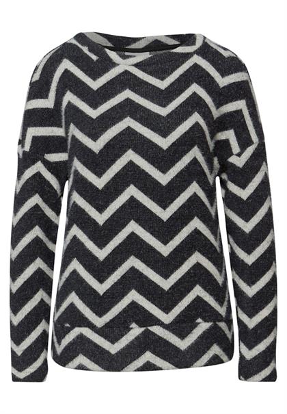 Flauschiges Shirt black