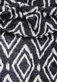 Flauschiges Shirt mit Print charcoal grey melange
