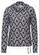 Flauschiges Shirt mit Print charcoal grey melange