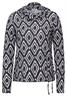 Flauschiges Shirt mit Print charcoal grey melange