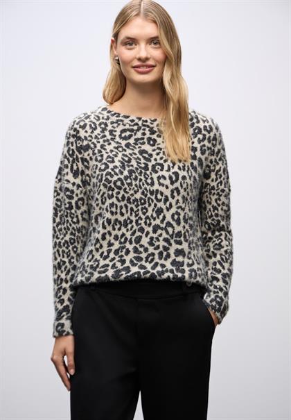 Flauschiges Shirt soft beige