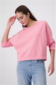 Fledermausärmel Sweatshirt pink smoothie