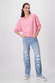 Fledermausärmel Sweatshirt pink smoothie