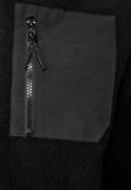 Fleece Cardigan black