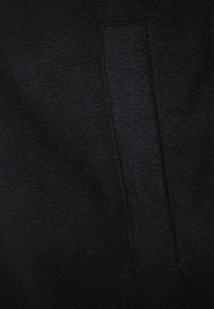 Fleece Cardigan black