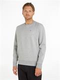 FLEECE-SWEATSHIRT MIT FLAG-PATCH lt grey htr