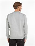 FLEECE-SWEATSHIRT MIT FLAG-PATCH lt grey htr