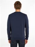 FLEECE-SWEATSHIRT MIT FLAG-PATCH twilight navy