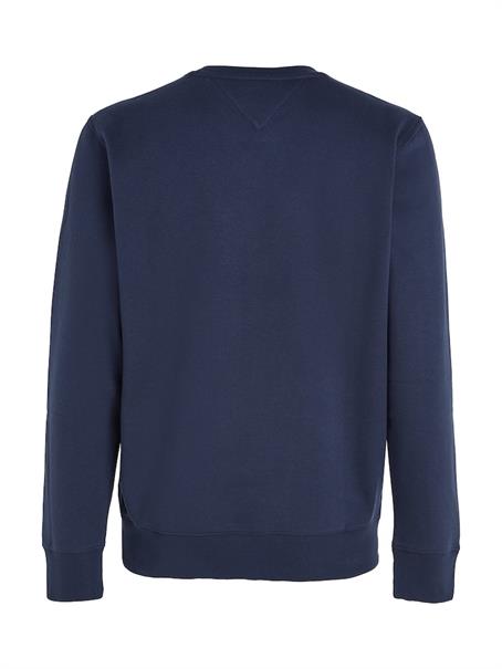 FLEECE-SWEATSHIRT MIT FLAG-PATCH twilight navy