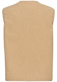 Fleece-Weste mit Knopfverschluss cashmere