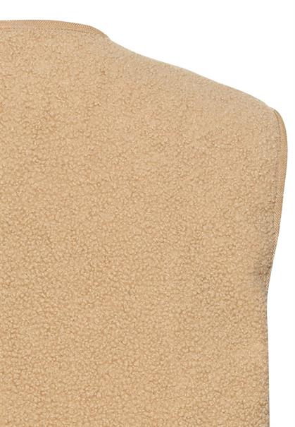Fleece-Weste mit Knopfverschluss cashmere