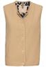 Fleece-Weste mit Knopfverschluss cashmere