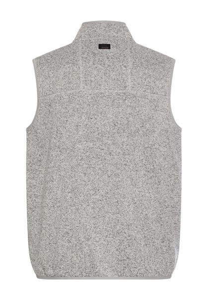Fleece-Weste mit wärmenden Futter dust grey