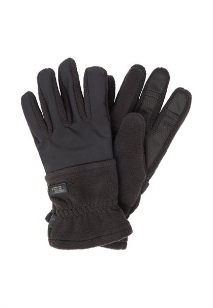Fleecehandschuhe mit Touchscreen-Funktion asphalt