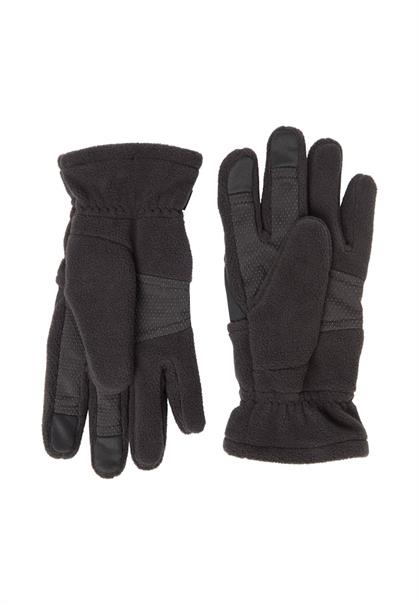 Fleecehandschuhe mit Touchscreen-Funktion asphalt