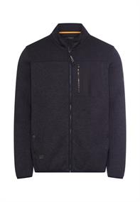 Fleecejacke mit hohem Stehkragen dark navy