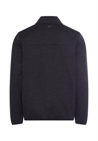 Fleecejacke mit hohem Stehkragen dark navy