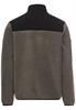 Fleecejacke mit Stehkragen aus recyceltem Material rock grey