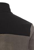 Fleecejacke mit Stehkragen aus recyceltem Material rock grey