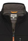 Fleecejacke mit Stehkragen aus recyceltem Material rock grey