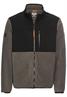 Fleecejacke mit Stehkragen aus recyceltem Material rock grey