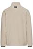 Fleecejacke mit Stehkragen beige
