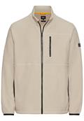 Fleecejacke mit Stehkragen beige