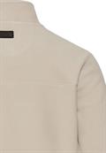 Fleecejacke mit Stehkragen beige