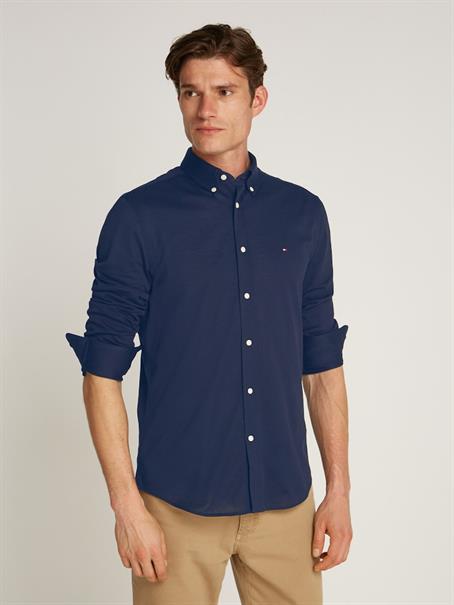 FLEX DOBBY SF SHIRT carbon navy