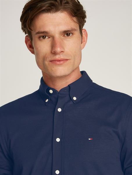 FLEX DOBBY SF SHIRT carbon navy
