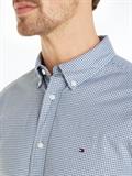 FLEX GINGHAM RF SHIRT S/S blue coal - optic white