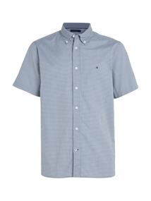 FLEX GINGHAM RF SHIRT S/S blue coal - optic white