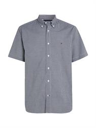 Tommy Hilfiger Herren Halbarmhemd FLEX GINGHAM RF SHIRT S/S desert 