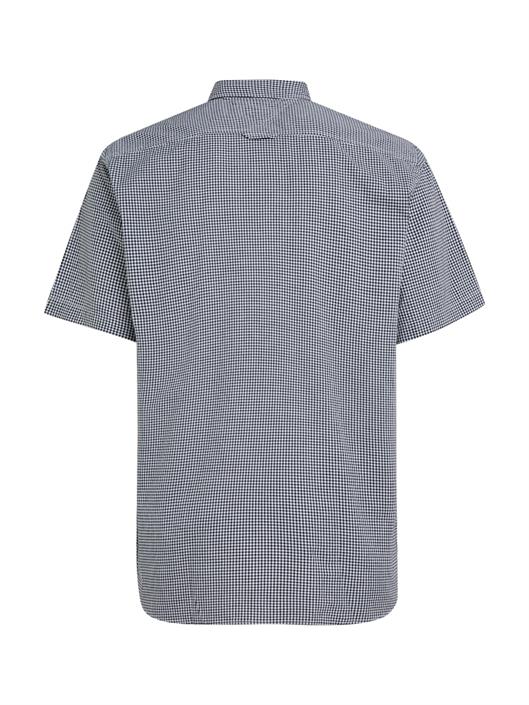 Tommy Hilfiger Herren Halbarmhemd FLEX GINGHAM RF SHIRT S/S desert 