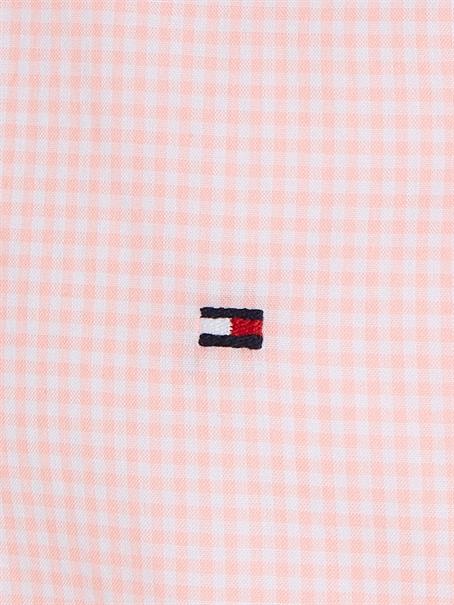 FLEX GINGHAM RF SHIRT S/S pink crystal - optic white