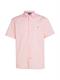 FLEX GINGHAM RF SHIRT S/S pink crystal - optic white