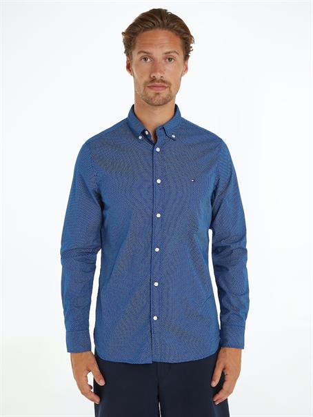 FLEX MINI PRINT SF SHIRT anchor blue - optic white