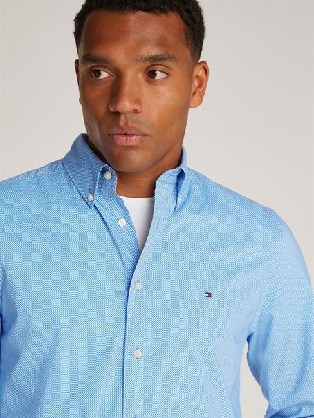 FLEX POPLIN FAKE SOLID RF SHIRT night sky prt