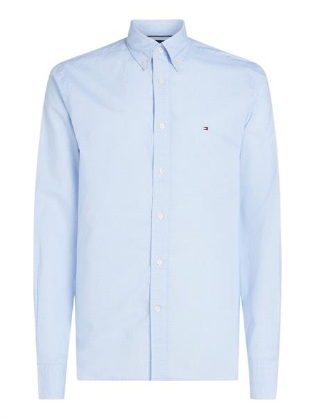 FLEX POPLIN FAKE SOLID RF SHIRT optic white prt