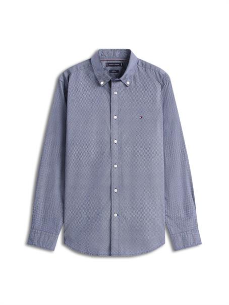 FLEX POPLIN MICRO RF PRINT SHIRT preppy navy - allover