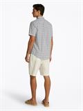 FLEX POPLIN PALM SS SF SHIRT ivory silk allover